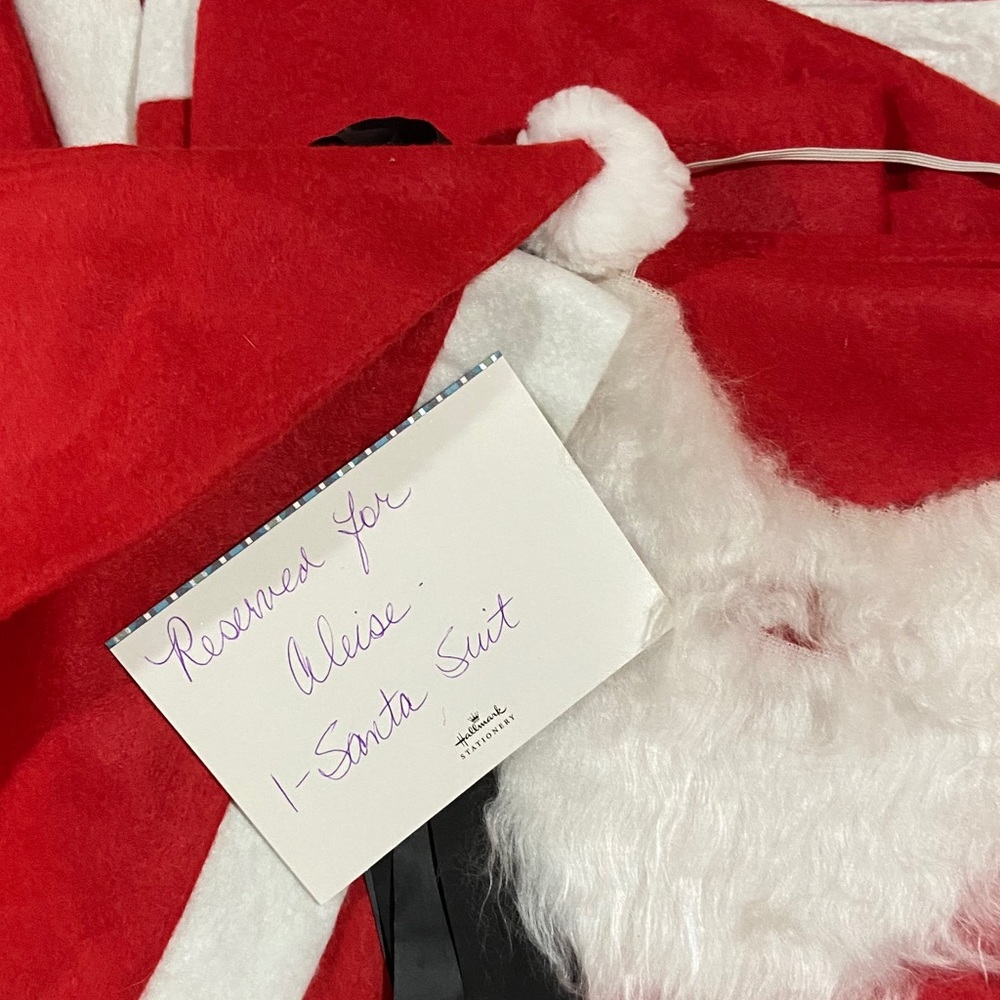 RESERVED FOR ALEISE Santa Suit - EUC